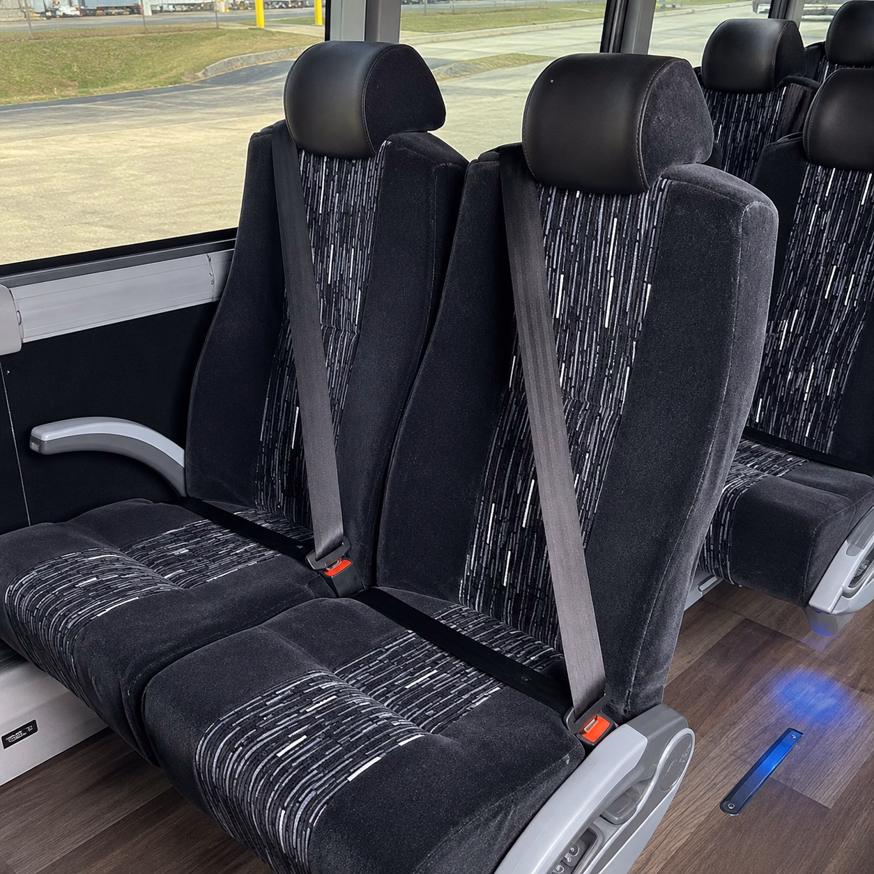 rosemead charter bus rental interior