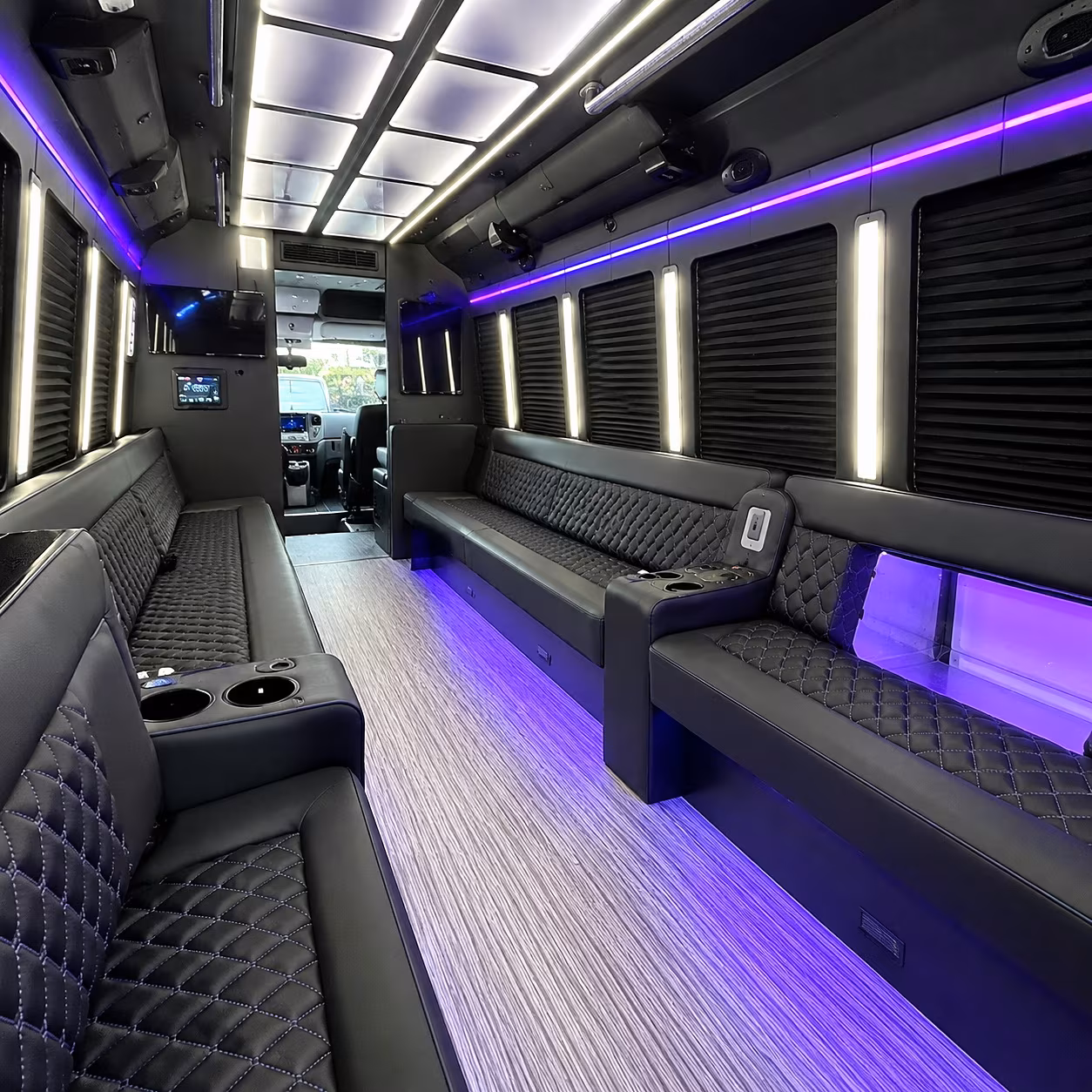 west covina party bus rental interior
